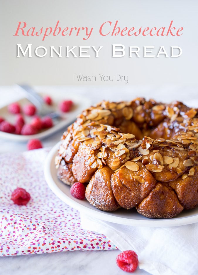 Raspberry Cheesecake Monkey Bread