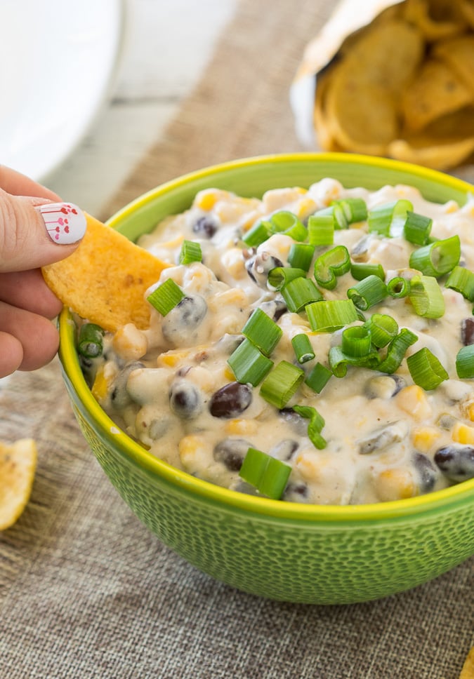 Slow Cooker Corn and Jalapeno Dip - Damn Delicious