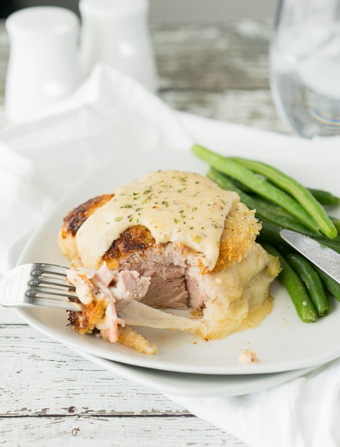 Classic Pork Cordon Bleu Schnitzel - My Dinner