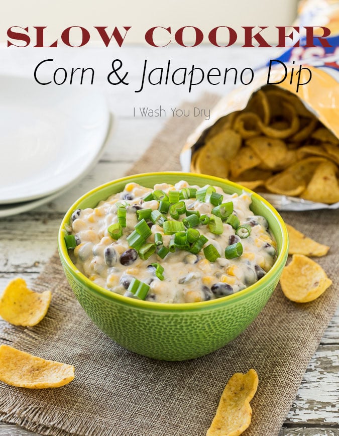 Slow Cooker Corn and Jalapeno Dip - Damn Delicious