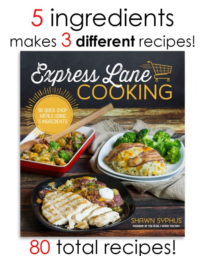 Express Lane Cooking Cookbook by Shawn Syphus of I Wash You Dry