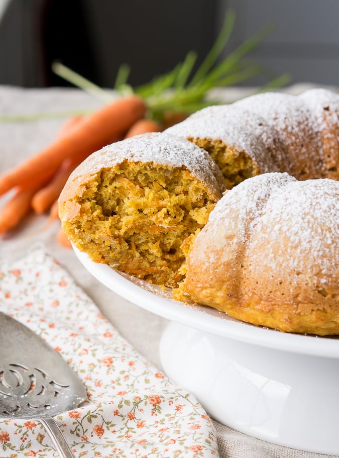 Honey-Carrot Cake with Mascarpone Cream