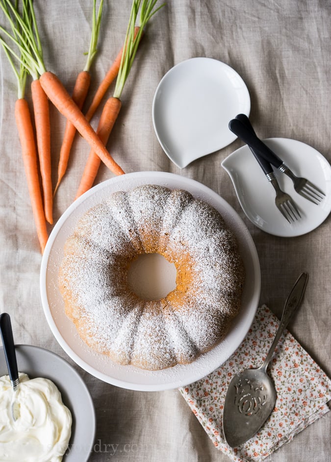 Honey-Carrot Cake with Mascarpone Cream