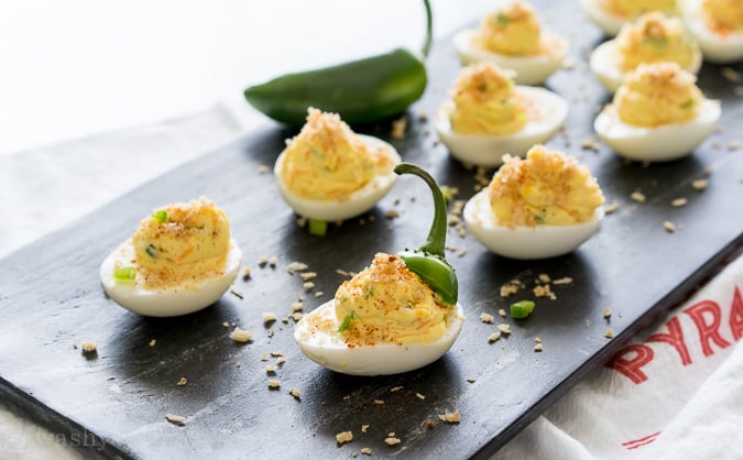 Jalapeno Popper Deviled Eggs