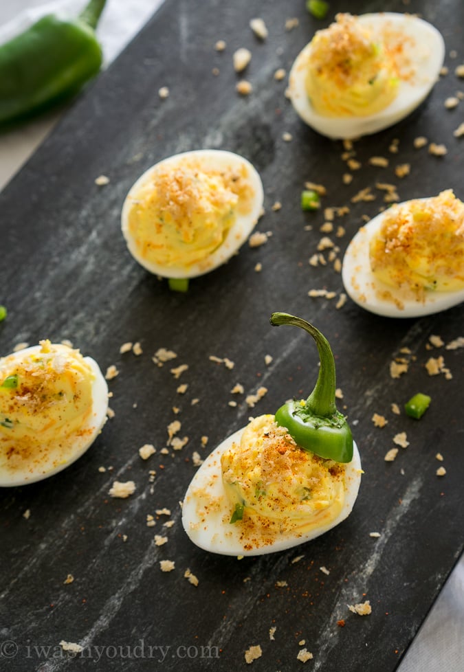 Jalapeno Popper Deviled Eggs