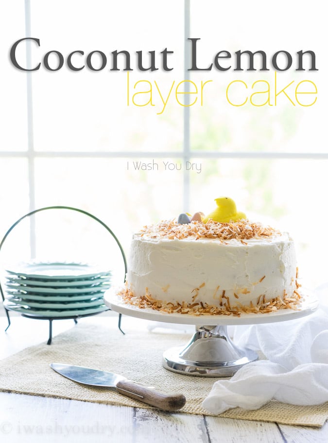 Coconut Lemon Layer Cake