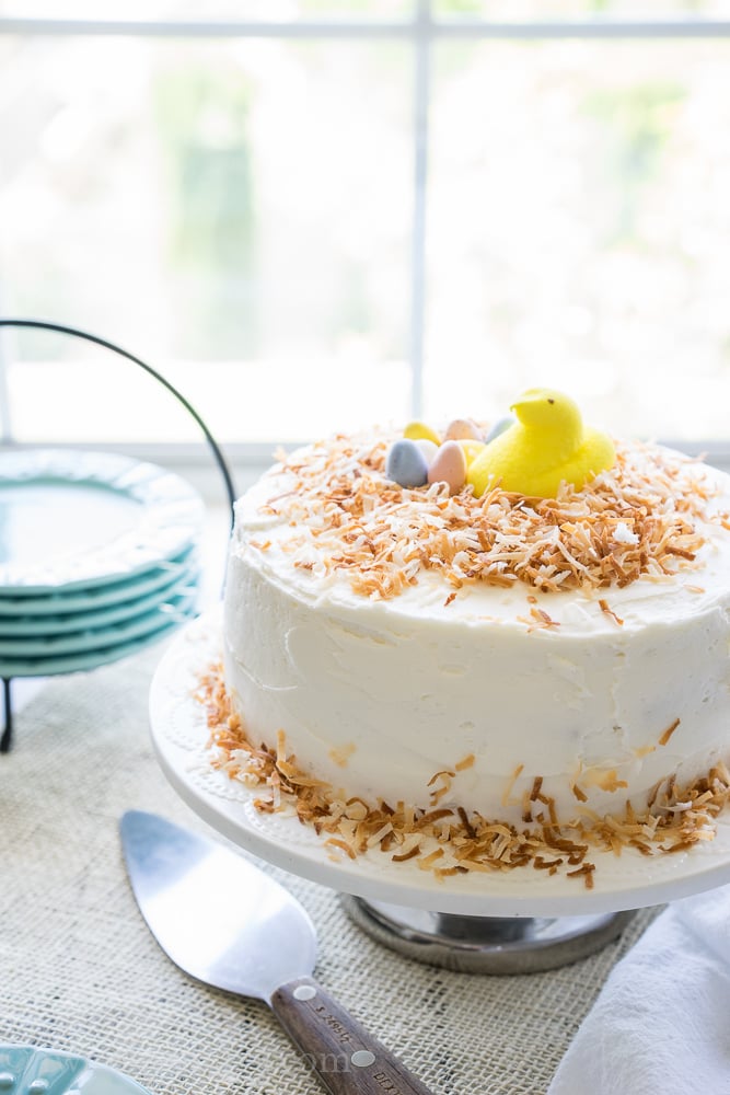 Coconut Lemon Layer Cake