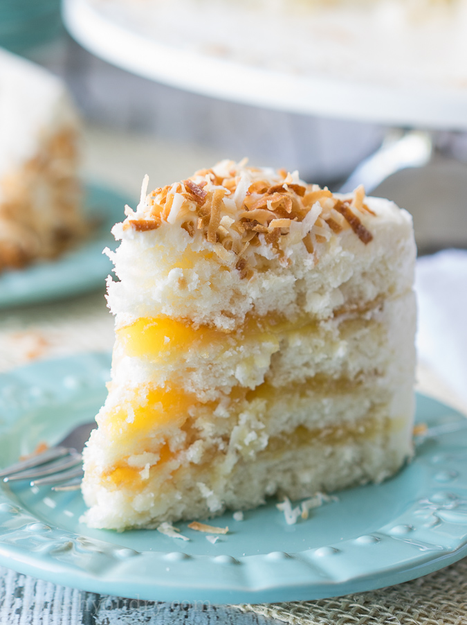 Coconut Lemon Layer Cake