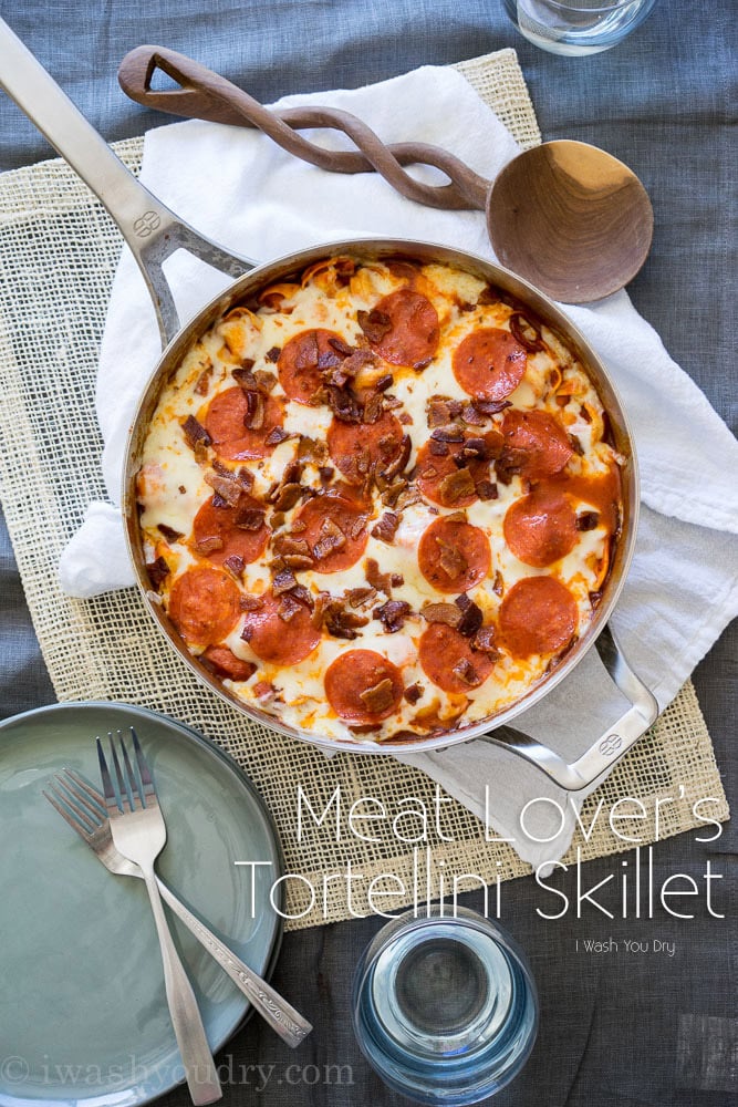 Meat Lover's Tortellini Skillet