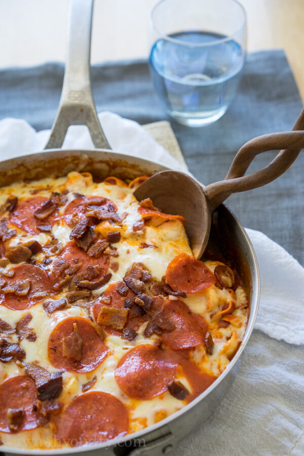 Meat Lover's Tortellini Skillet - I Wash You Dry