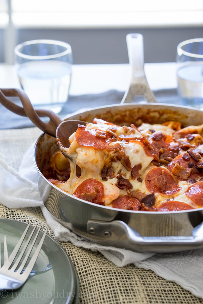 Meat Lover's Tortellini Skillet