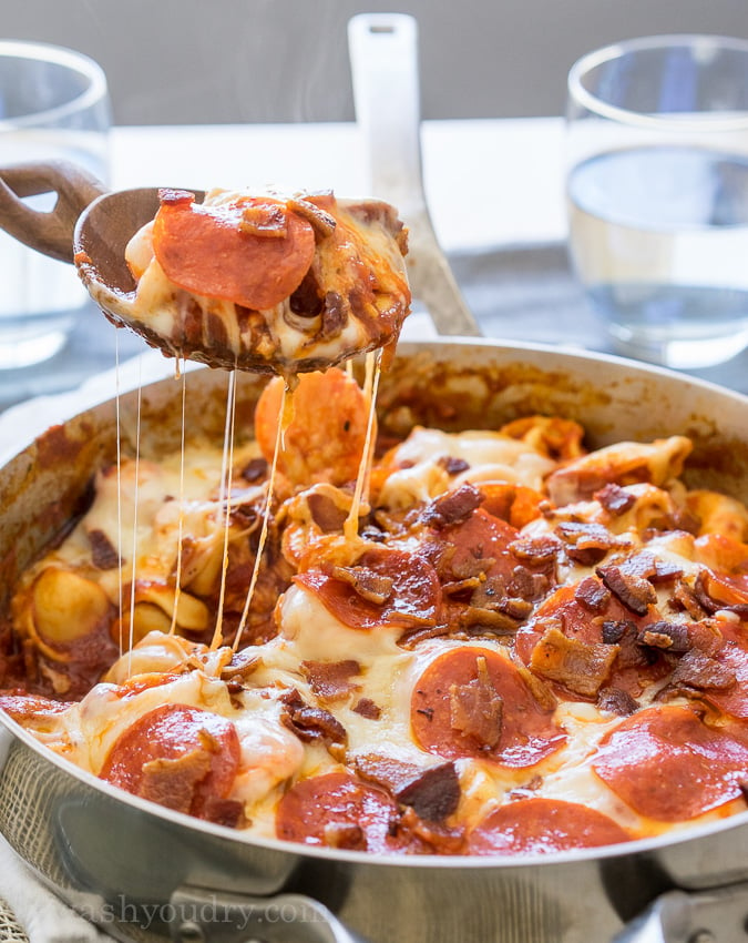 Meat Lover's Tortellini Skillet