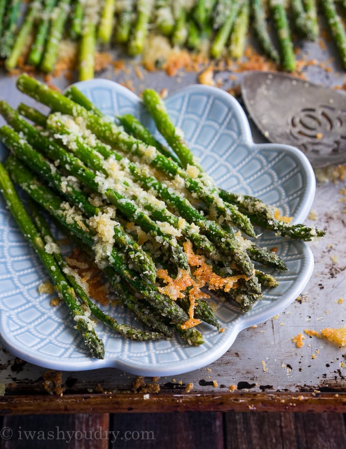 Roasted asparagus deals parmesan