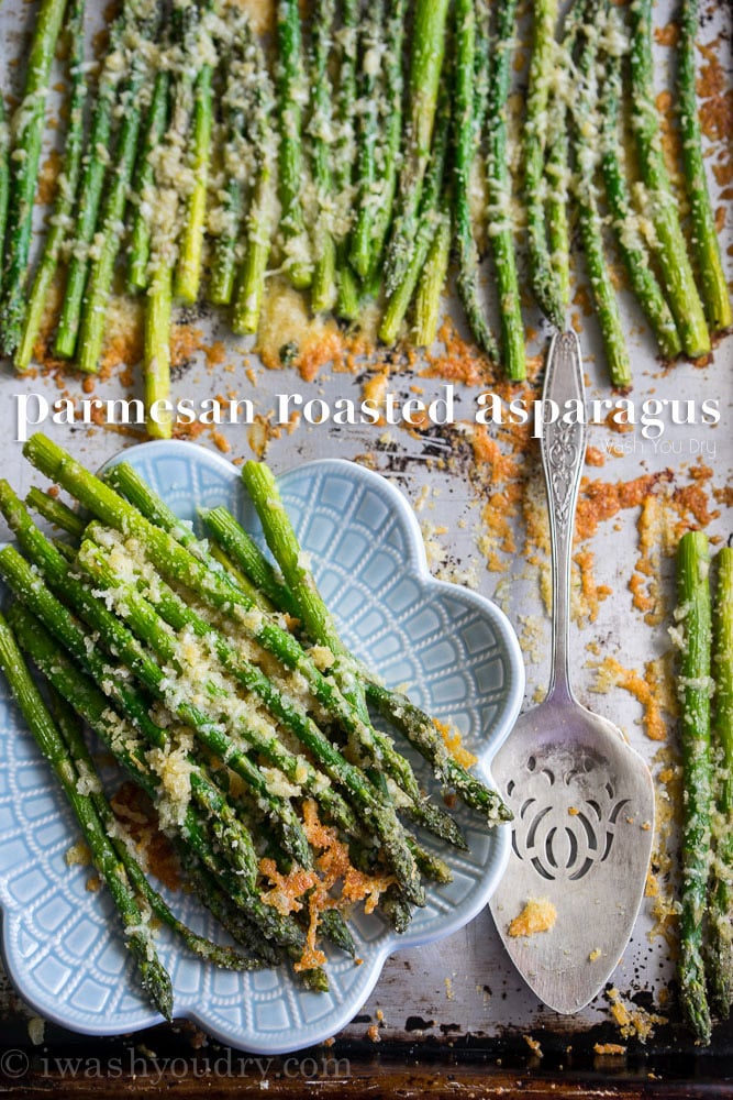Parmesan Roasted Asparagus is a super quick, 15 minute, vegetable side dish recipe that everyone loves!