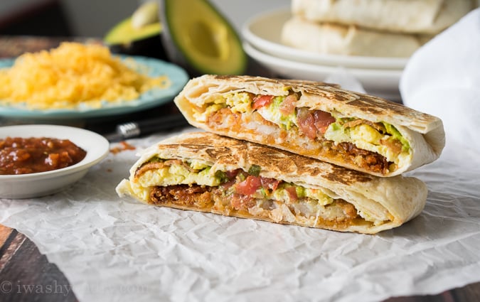 CopyCat California A.M. Crunchwrap with bacon and avocado! 