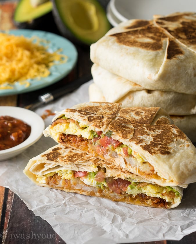 CopyCat California A.M. Crunchwrap with bacon and avocado! 