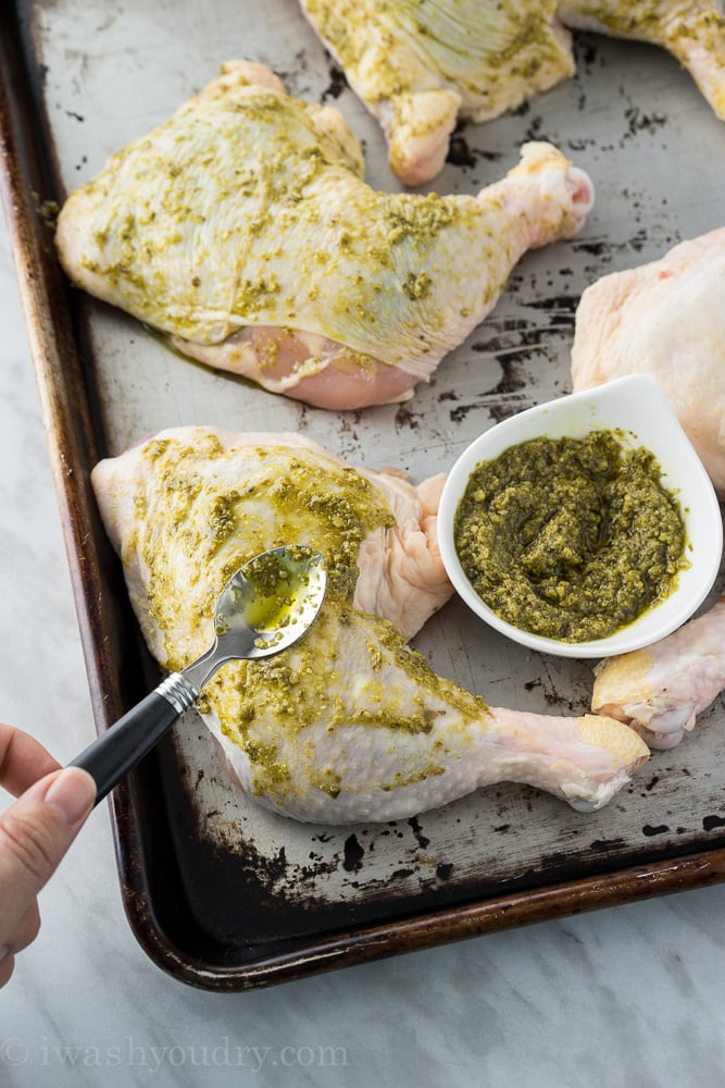 Pesto Chicken with Zucchini