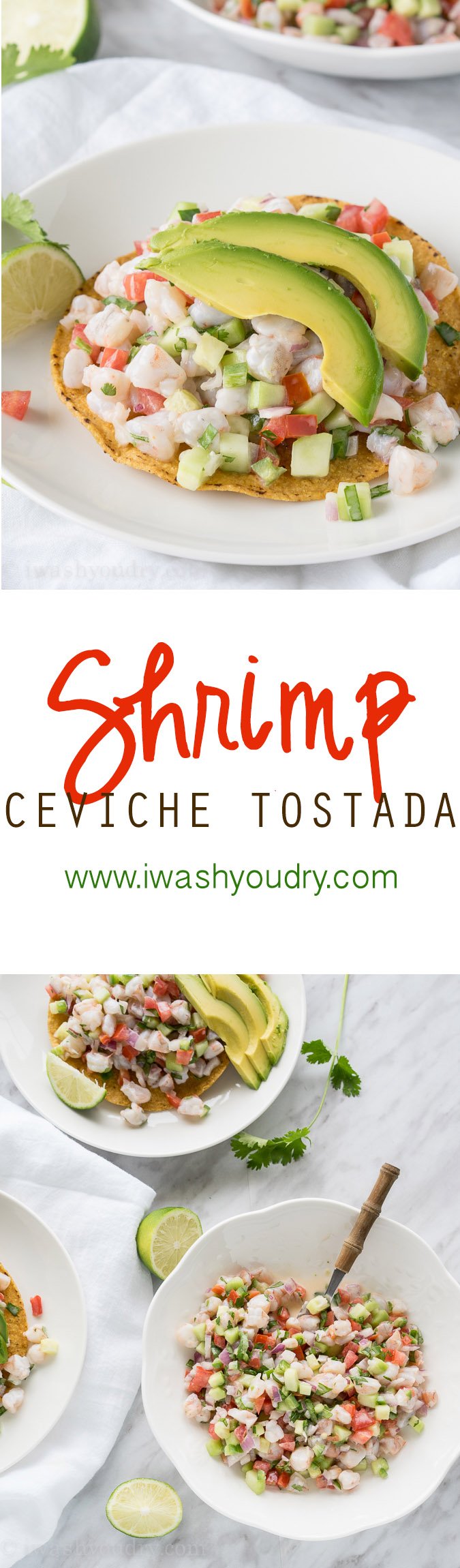 The easiest and best Shrimp Ceviche recipe out there! So fresh and delicious! 