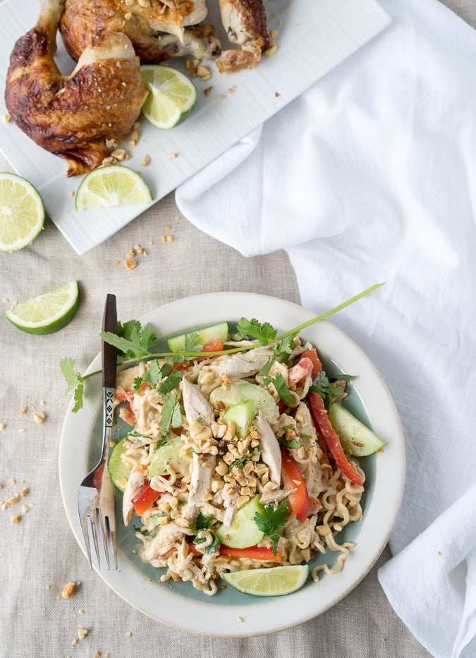 Thai Chicken Pasta Salad