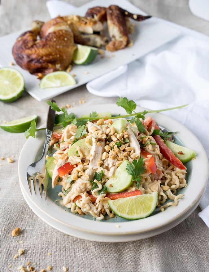 Thai Chicken Pasta Salad