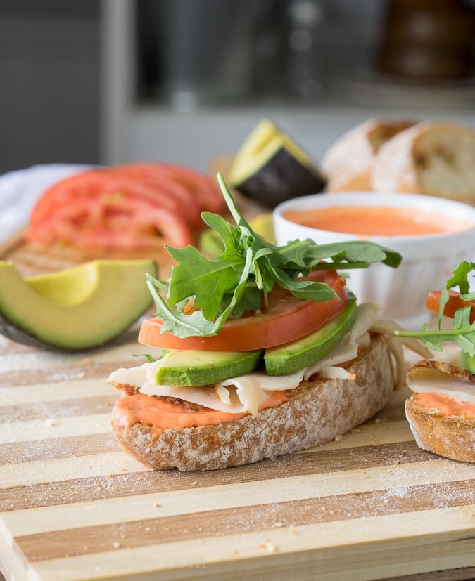 Avocado Chicken Ciabatta Sandwich