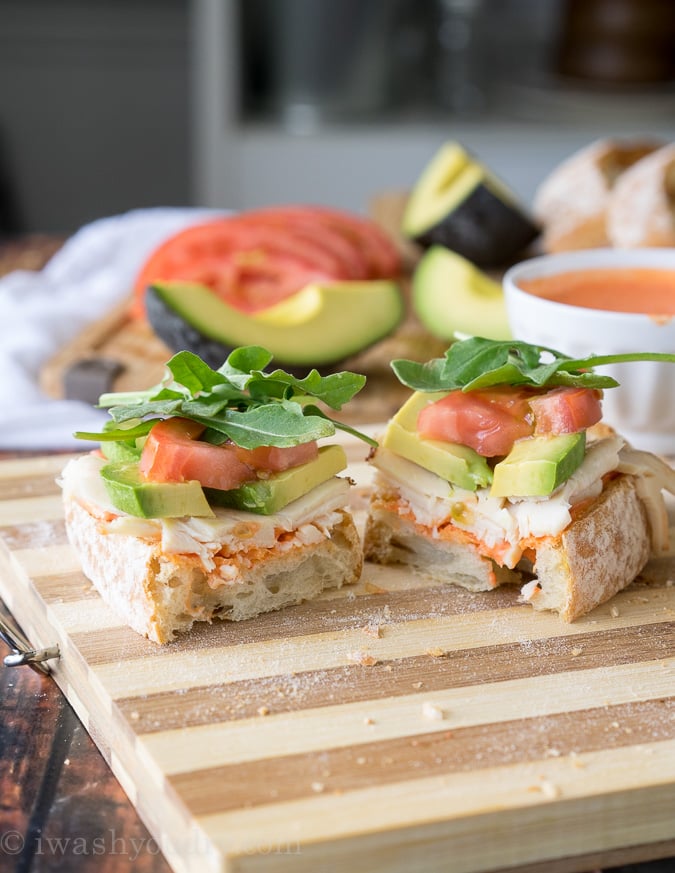 Avocado Chicken Ciabatta Sandwich