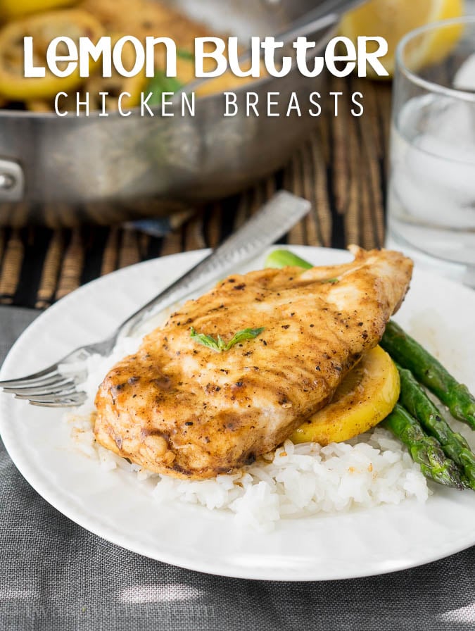 Lemon Butter Chicken Breasts - I Wash You Dry