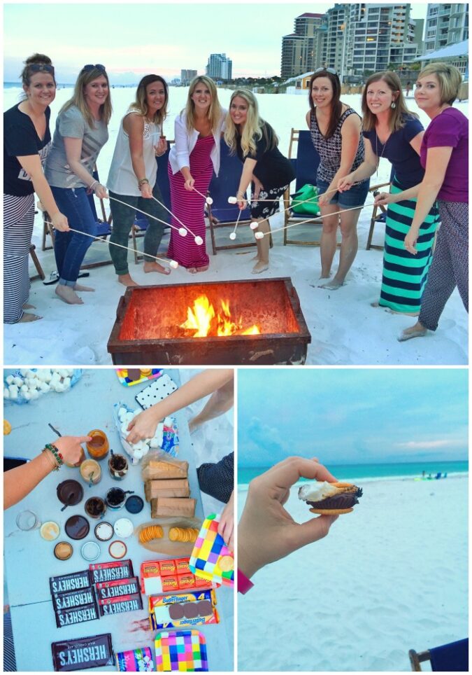 S'mores on the Beach