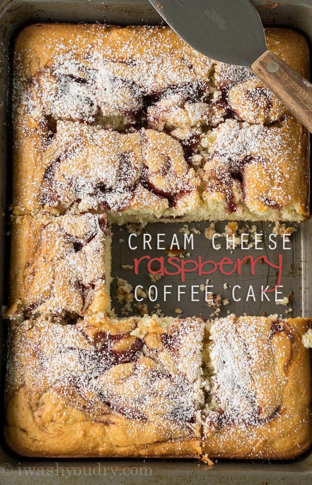 Cream Cheese Raspberry Coffee Cake