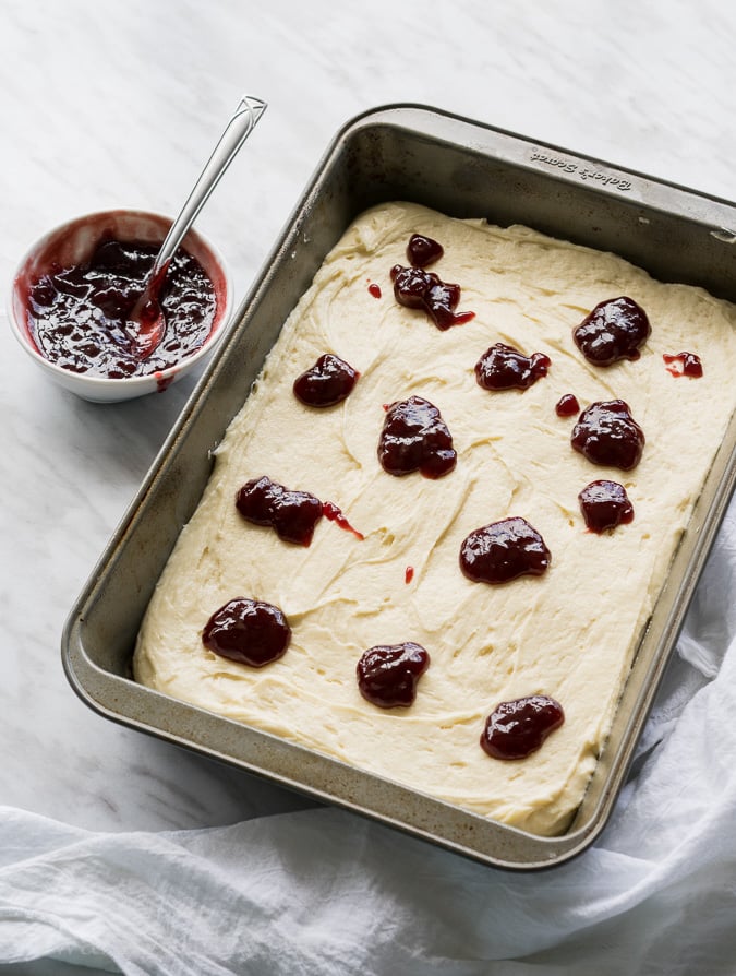 Cream Cheese Raspberry Coffee Cake