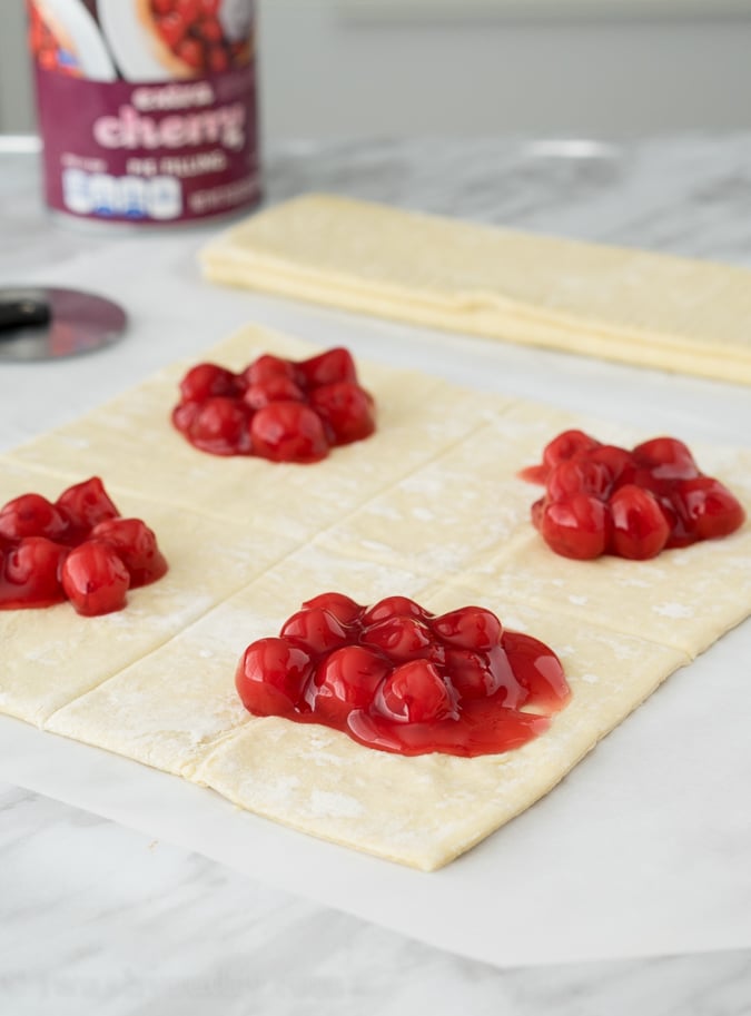 Super Easy Cherry Turnovers!