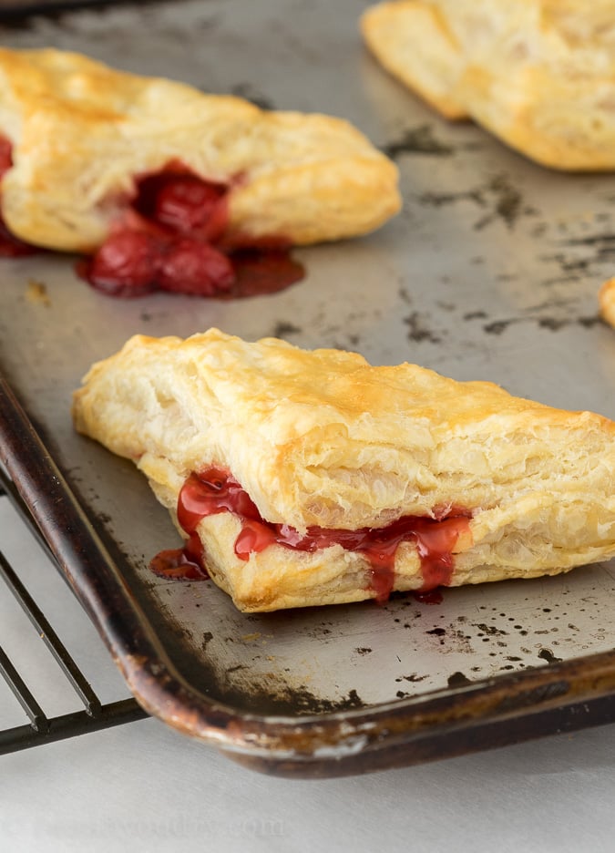 Super Easy Cherry Turnovers!