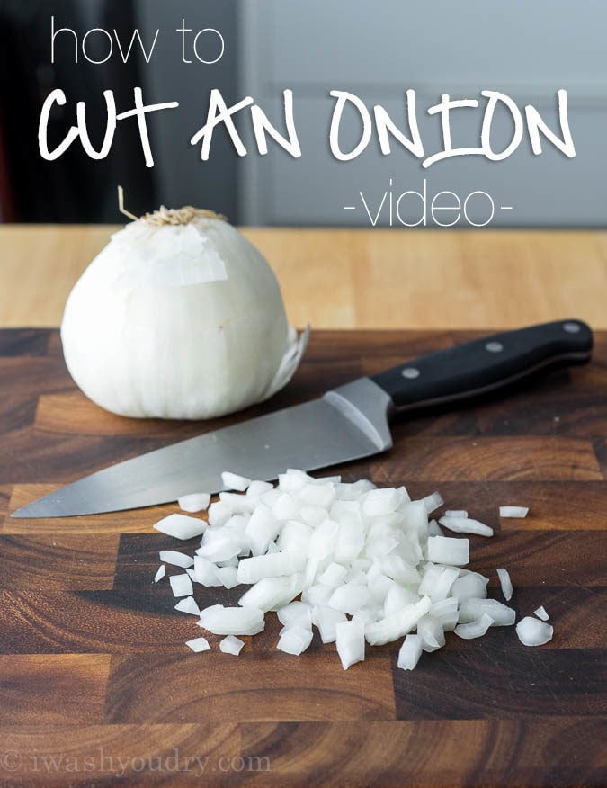 How to Cut an Onion (VIDEO) 