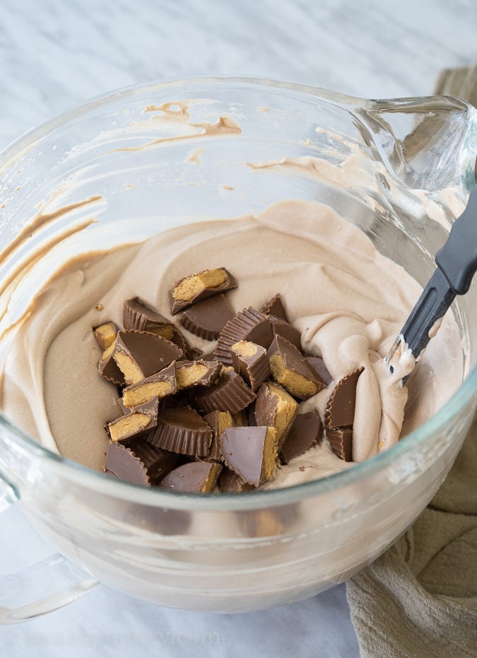 No Churn Chocolate Peanut Butter Ice Cream