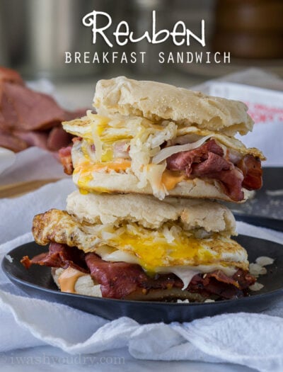 Reuben Breakfast Sandwich