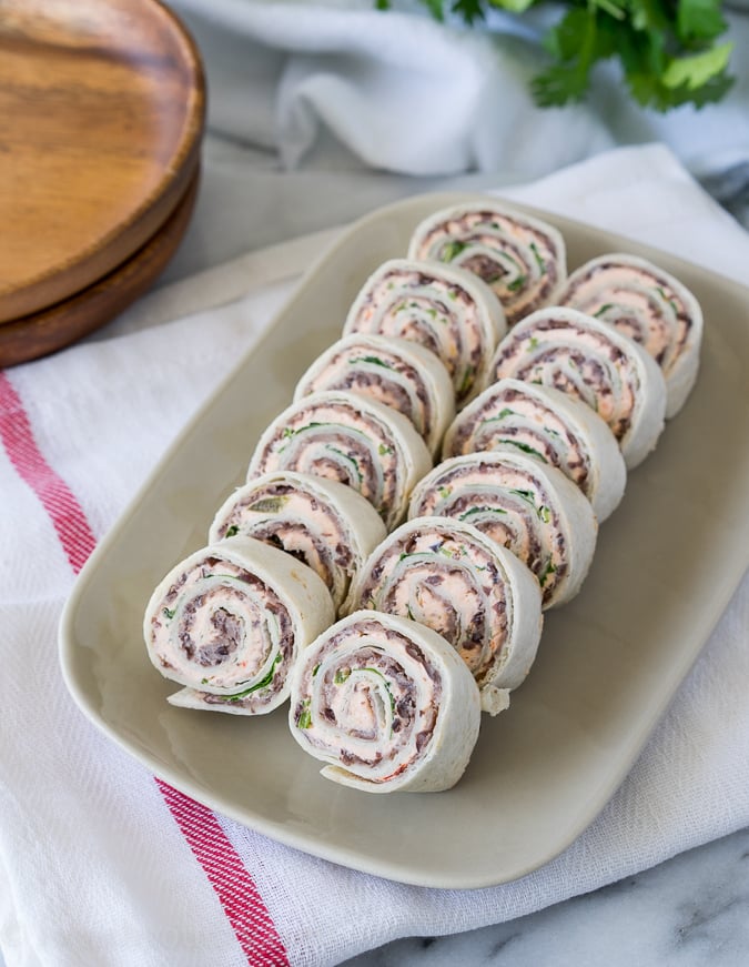 Creamy Salsa Pinwheels