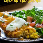 Fire-Roasted Chicken Enchiladas