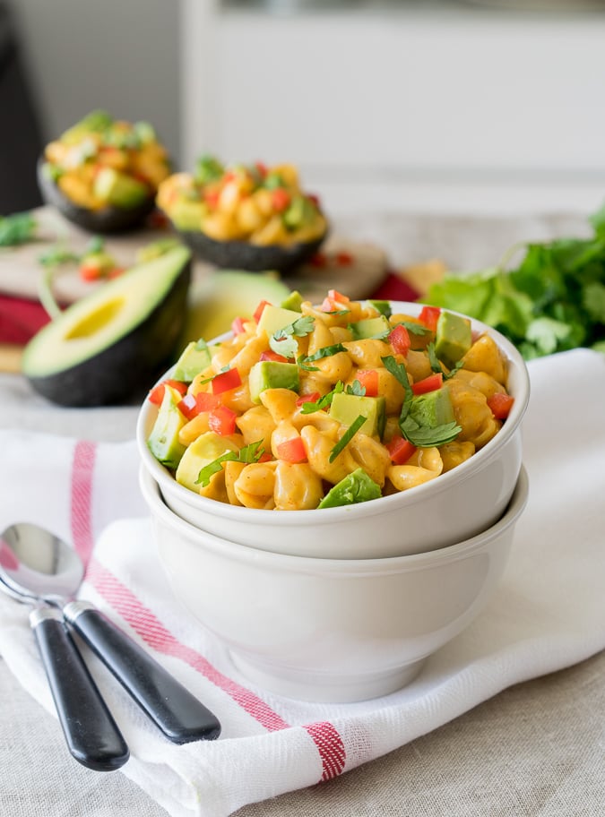 Smoky Avocado Shells and Cheese