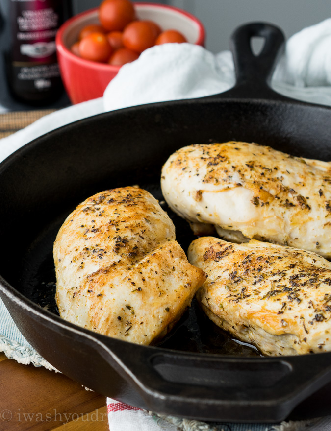 Chicken Caprese Skillet