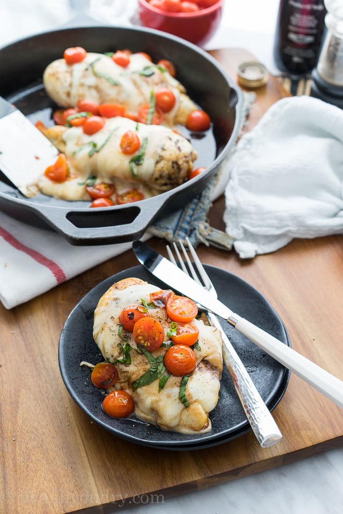 Chicken Caprese Skillet