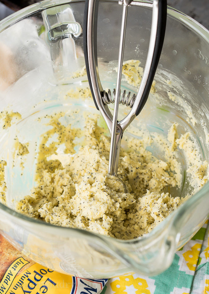 Lemon Poppy Seed Muffin Mix Cookies