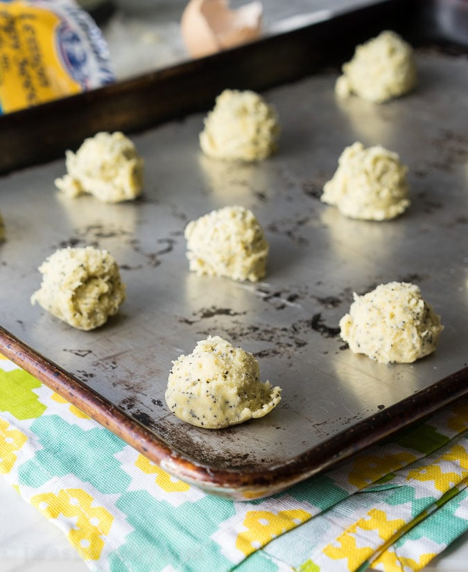 Lemon Poppy Seed Muffin Mix Cookies