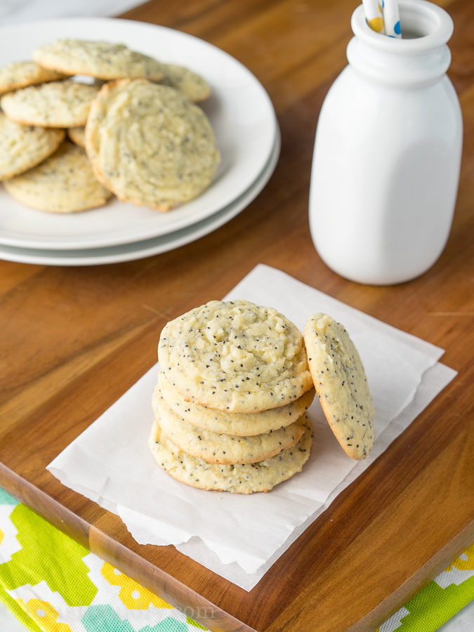 Lemon Poppy Seed Muffin Mix Cookies