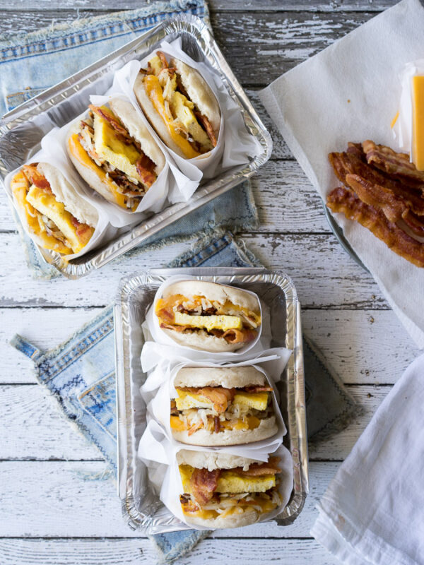 Ultimate Tailgating Breakfast Sandwiches - I Wash You Dry
