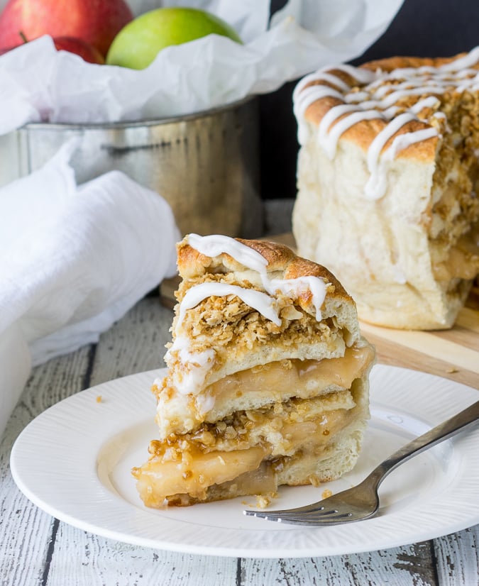 Apple Pie Pizza Cake! Layers upon layers of delicious Fall flavors! 