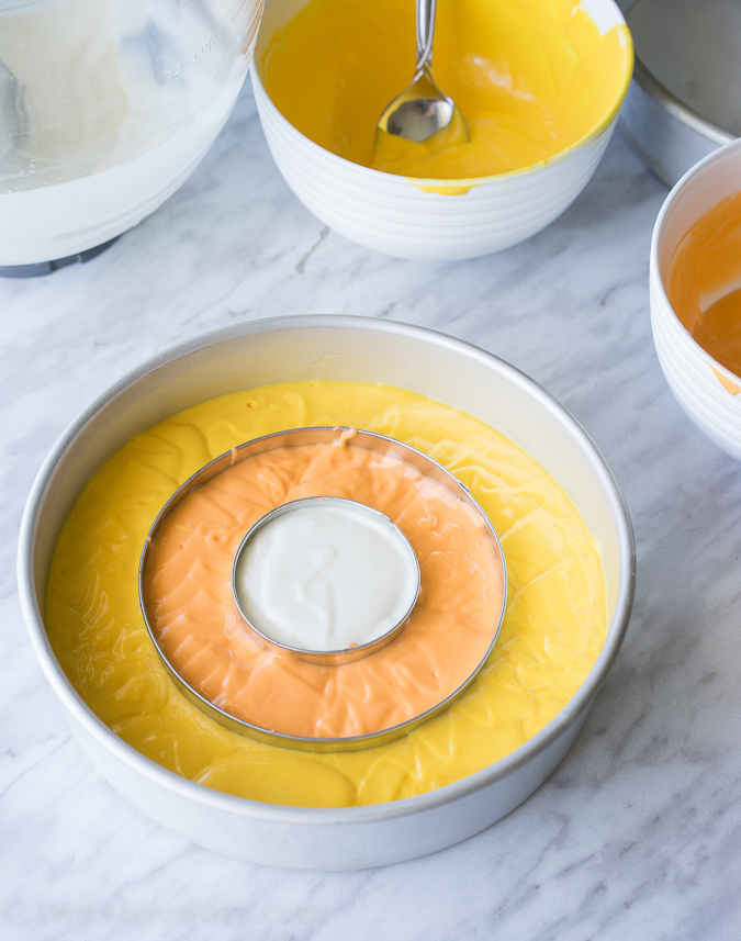 Candy Corn Layer Cake!