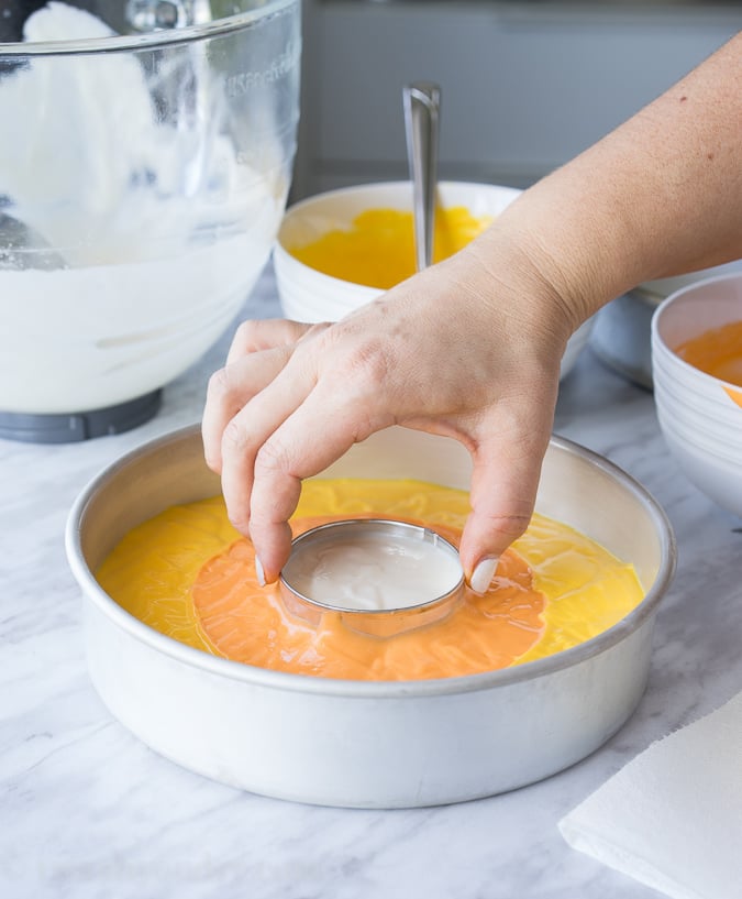 Candy Corn Layer Cake!