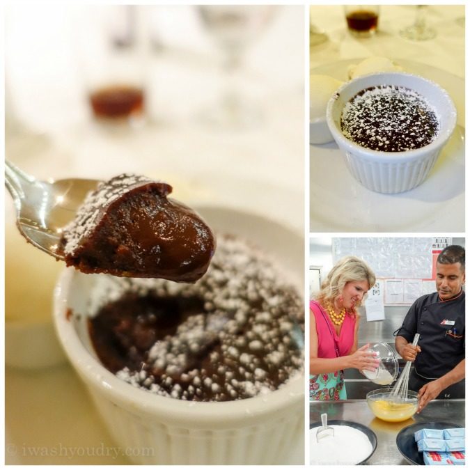 Carnival Cruise's famous Chocolate Melting Cake!