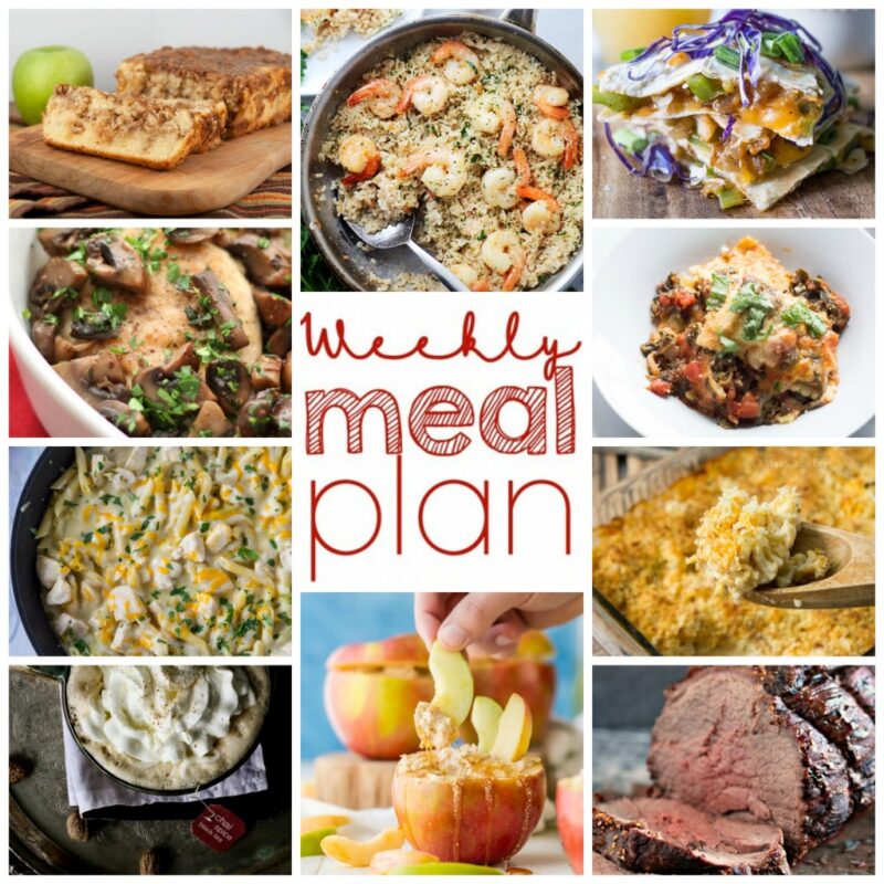 Weekly Meal Plan #7 - I Wash You Dry