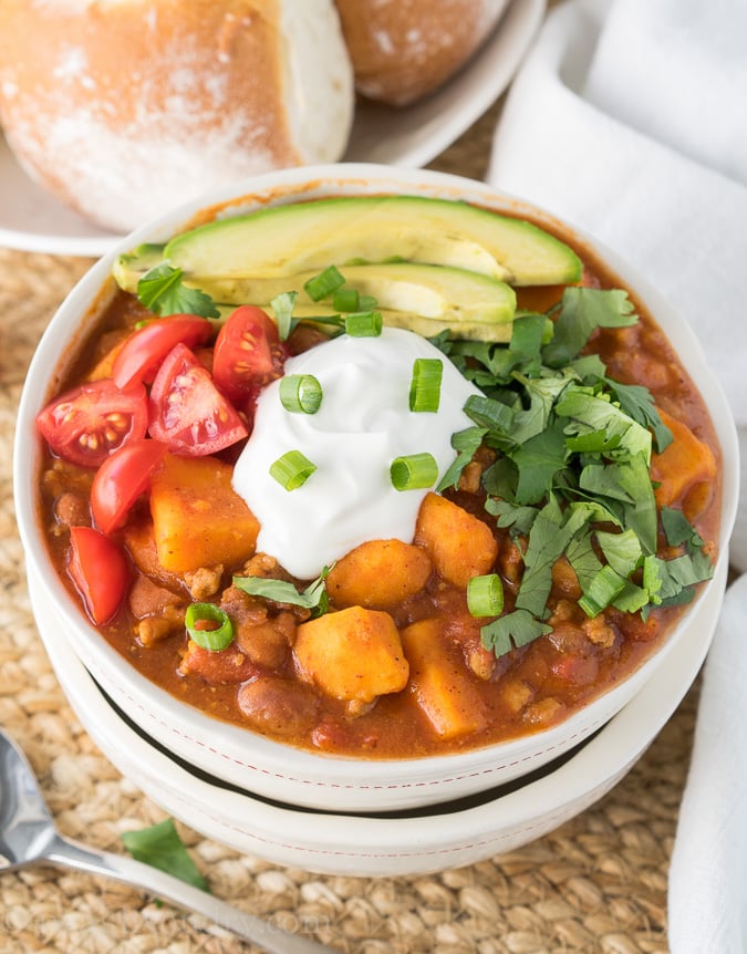 One-Pot Sweet Potato Turkey Chili Recipe